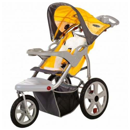 InSTEP Grand Safari Swivel Wheel Jogger Single Yellow/Gray 11-AR182
