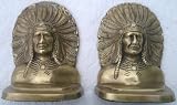 Solid Brass Indian Chief 5 1/2 