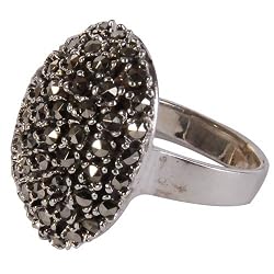Womens Jewelry Silver Ring US Size 6.5 (rng378a)