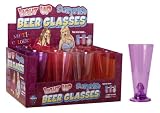 Pipedream Light Up Surprise Beer Glasses, Multi-Colored Lights (12 Pieces)