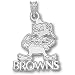 Search : Cleveland Browns NFL Brownie Logo 3/4" Pendant (Silver)