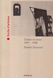 Revue Ecole Des Beaux Arts  / Textes et notes, 1967-1988