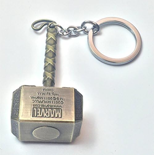 Zolen Thor Hammer Pewter Keychains, Pendants