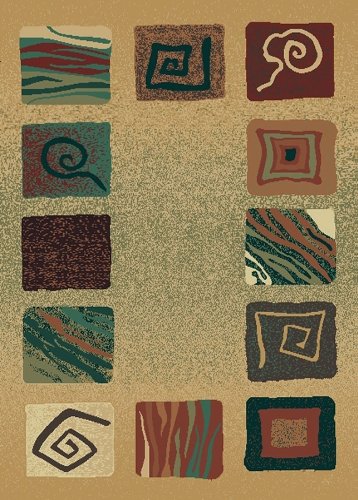 Manhattan Southampton Lt G Abstract Modern Rug 7'10