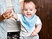 Absorbent Bandana Bibs w/ Adjustable Snaps for Drooling and Teething Baby Boys or Girls - Baby Shower Gift Set by BabyLLone