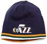 NBA Men's Reversible Knit Hat - Kc35Z, Utah Jazz, One Size , Utah Jazz , Dark Green/Dark Navy