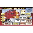 Santa Fe Flyer HO Scale diesel Electric Train Set