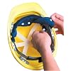 OccuNomix Snap-on hard hat sweatband Navy