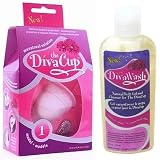 Diva Cup Model 1 DivaCup Menstrual Solution AND DivaWash