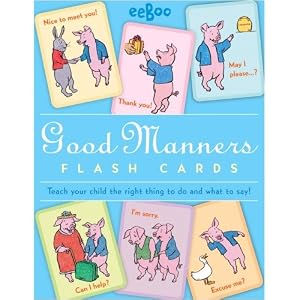 Good Manners Responsibility Flash Cards by eeBoo