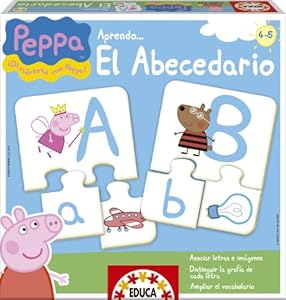 Educa-Borrás - Peppa Pig aprendo el abecedario (15652)