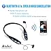 Bluetooth Headphones, DolTech Wireless Neckband Headset Sports Sweatproof Earbuds Stereo Earphones with Mic Hands-free for iPhone Android Device (970S Black)
