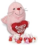 Sealed With A Kiss Plush Seal with Chocolate Kisses