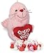 Sealed With A Kiss Plush Seal with Chocolate Kisses
