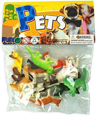72-Piece Mini Cat Figures Toy Set