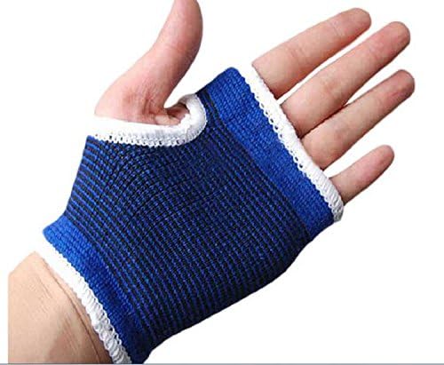 High quality sports protective palm pushups fitness horizontal bar Badminton Baseball Sports Safety Training Support palm extended wrist (Blue)