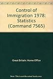 Control of immigration statistics ...