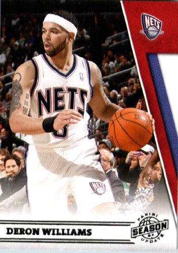 2010/11 Panini Season Update Basketball Card # 10 Deron Williams New Jersey Nets In a Protective Screwdown Display Case !