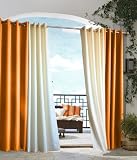 Outdoor decor Gazebo Indoor Outdoor Window Panel, 50 by 84, Orange