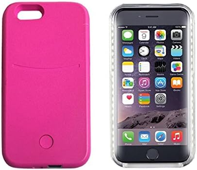 iPhone 5s Cases Charging Battery Case Illuminate LED iPhone 5 5S SE Back Cover for Apple Cell Phone Rose