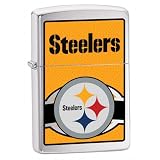 Zippo Pittsburgh Steelers High Polish Chrome Lighter