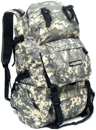 SHEENROAD 40L Waterproof Backpack Bag Camping Hiking Mountaineer Rucksack Travel Bag (Shallow-Camo)