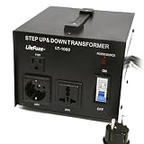 LiteFuze LT-1000 1000 Watt Heavy Duty Voltage Converter Transformer - Step Up Down... 