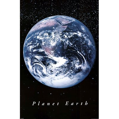Planet Earth from Space Art Print Poster - 24x36 