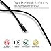 GearIt 5-Pack, Cat5e Ethernet Patch Cable 20 Feet - Snagless RJ45 Computer LAN Network Cord, Black
