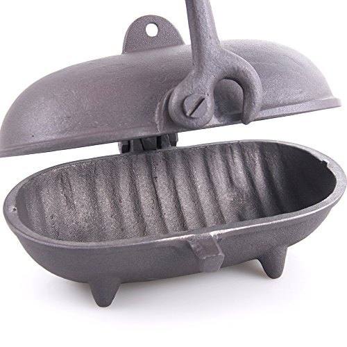 Cast Iron Baked Potato Cooker (Holds 2 x medium potatoes) for use on Wood & Dual Fuel Burners