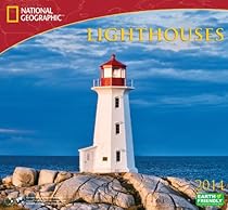 2014 National Geographic Lighthouses Deluxe Wall
