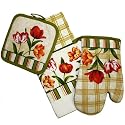 Achim Home Furnishings Tulips Cottage Set, 24-Inch, Multi