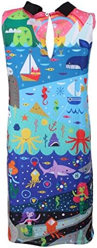 Japan LA Under Water Cosmos Shift Dress