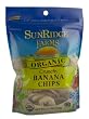 Sunridge Farms Organic Banana Chips, 5.5-Ounce Bags (Pack of 12)
