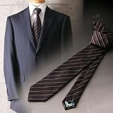 【ポールスミス】ネクタイ 2011秋冬モデル PAUL SMITH PLS-015 ブラック/パープルストライプ