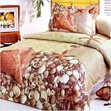 Designer Le Vele , Queen Duvet Set , Deniz , 6 Piece Set