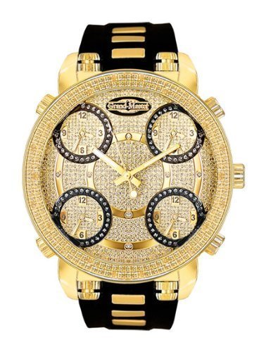 Grand Master Mens Diamond Watch GM5-50Y - Five Time Zone