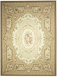 IMAGE OF 8'11 x 12'1 Handmade Knotted European Aubussan New Area Rug From China - 51693