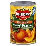 Del Monte Spiced Peaches, 15-Ounce (Pack of 12)