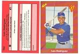 1991 Classic Games Ivan Rodriguez Rookie Baseball Card Texas Rangers