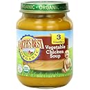 Earth's Best Organic Stage 3, Vegetable &amp; Chicken Soup, 6 Ounce Jar (Pack of 12)