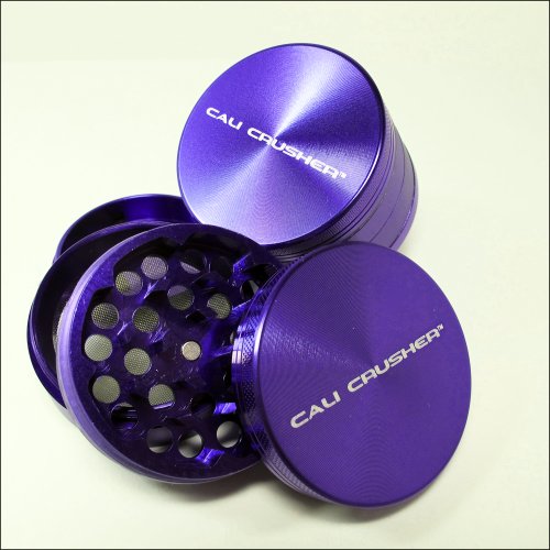 Cali Crusher® 4 piece herb grinder Purple (CC-6-P)