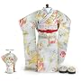 Sun Blossom Japanese Kimono, Obi Sash & Sandals ~ Made for 18" American Girl Dolls ** Holiday Sale **