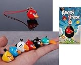Red Angry Birds Cell Phone Charm