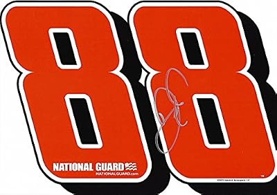 AUTOGRAPHED 2012 Dale Earnhardt Jr. #88 National Guard Racing (Hendrick) Signed NASCAR Hero Card with COA