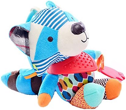 Cat Soft Plush Baby Toys Cute Crib Bed Hanging Bell Infants Teethers