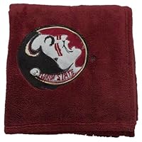 Florida State Seminoles Embroidered Fleece Throw (50 x 70-inch)