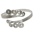 Arm Band Bracelet Sterling Silver Fashion Jewelry from India 45 gms. 3.75 Inches