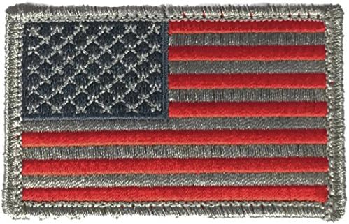Tactical Military USA Flag Velcro Patch - Subdued Silver for Condor Cap, Rapdom Tactical Operator Cap, Rotho Special Forces Cap, Under Armour Tactical Cap and Other Special Forces Tactical Cap