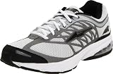 AVIA Men's A1408M Athletic,White/Metallic Steel Grey/Black,8.5 D(M) US